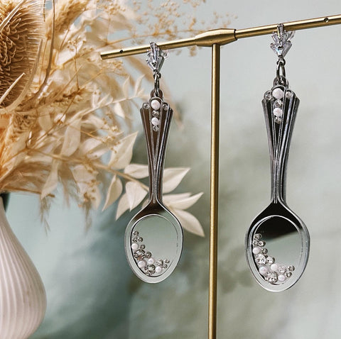 A Spoonful of Crystals Earrings