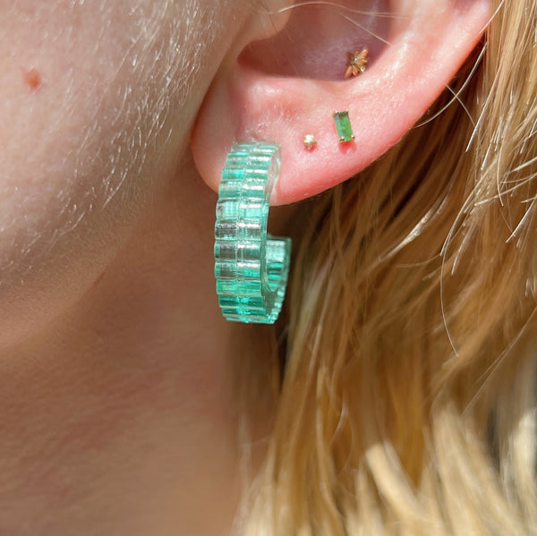 Jelly Hoop Earrings