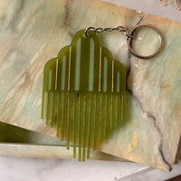 You're Moldavite-ed Keychain Hair Comb