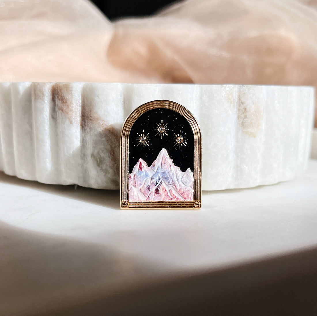 Night Court Enamel Pin – Lassoed Moon