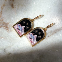 Lil Night Court Enamel Huggies