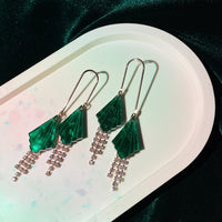 Athena | Absinthe Earrings