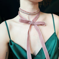You're a Gift! Multitasking Velvet Ribbon Necklaces