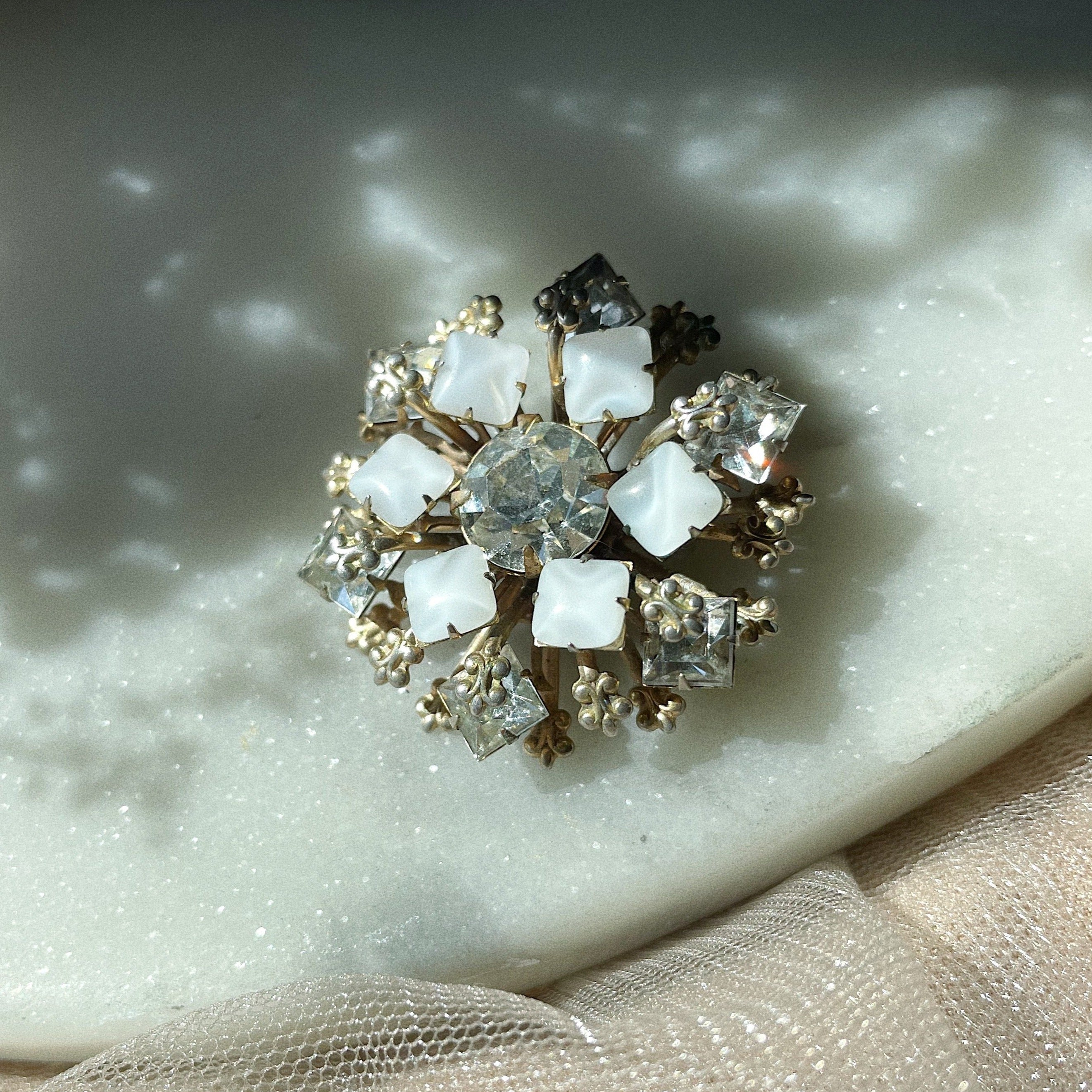 1960s HARRY KLITZNER Rhinestone Enamel Shriner Turkish